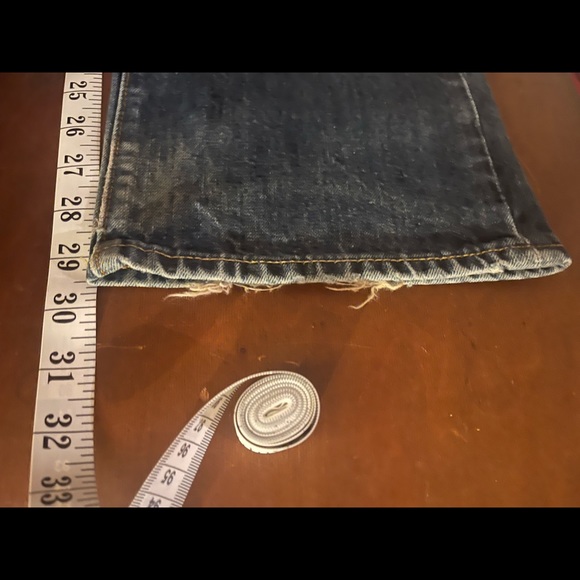 Vintage Y2K Abercrombie & Fitch Distressed Classic Straight Cut Denim Jeans - Picture 7 of 9